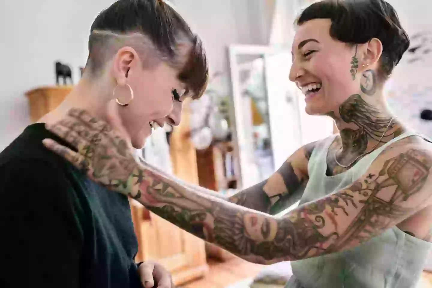 The twin with tattoos may have a slightly higher risk of developing skin cancer (Getty Stock Image)