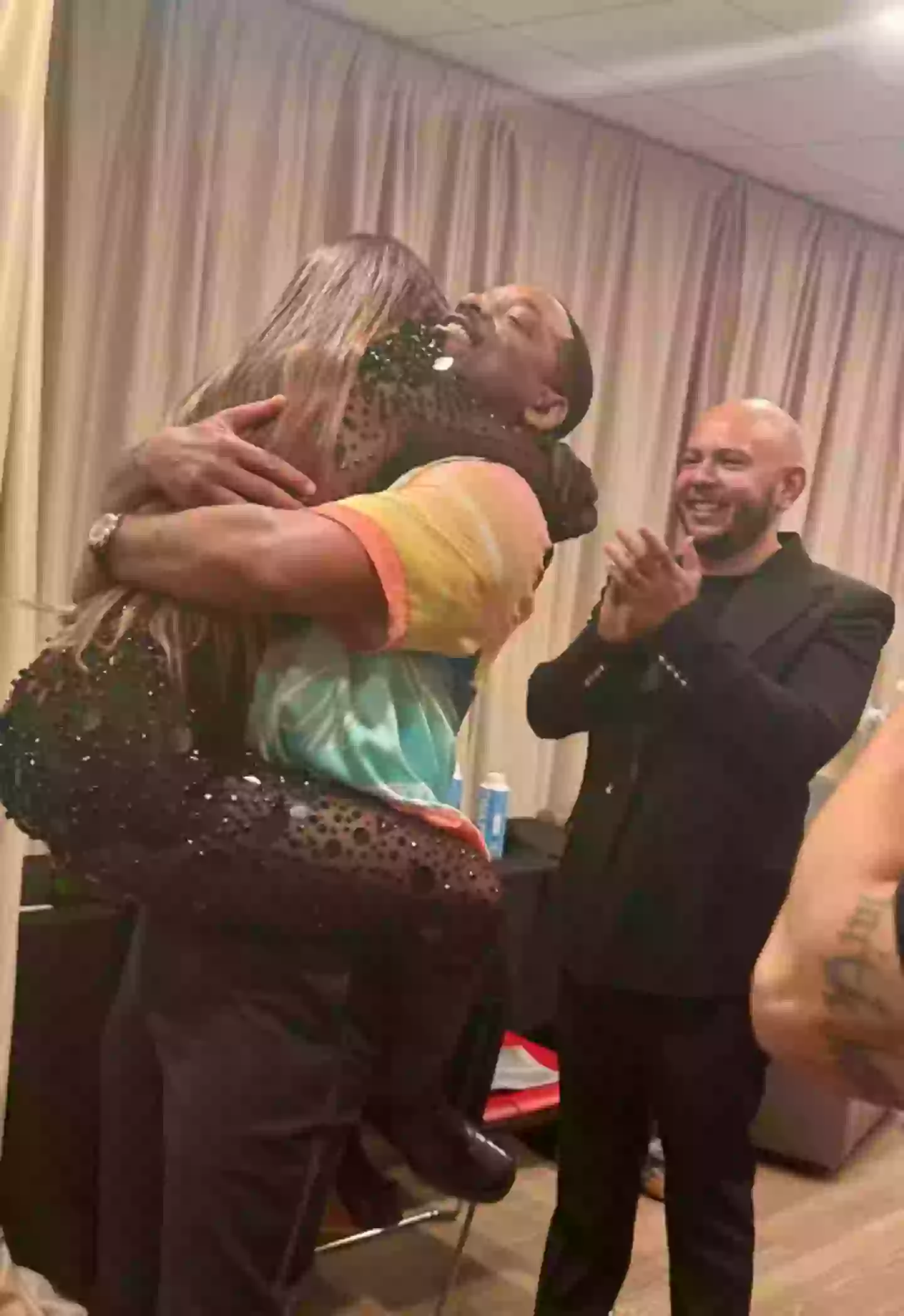 The pair appeared very close, on and off stage (Instagram/@india_martines_oficial)