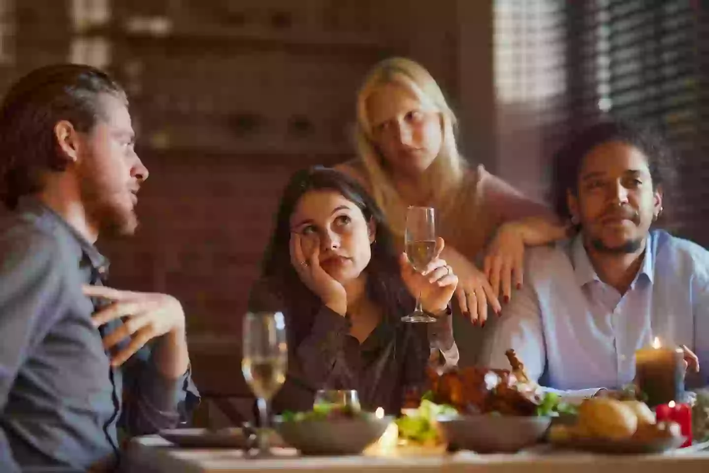 Another sign is someone who can only talk about themselves (Getty Images)