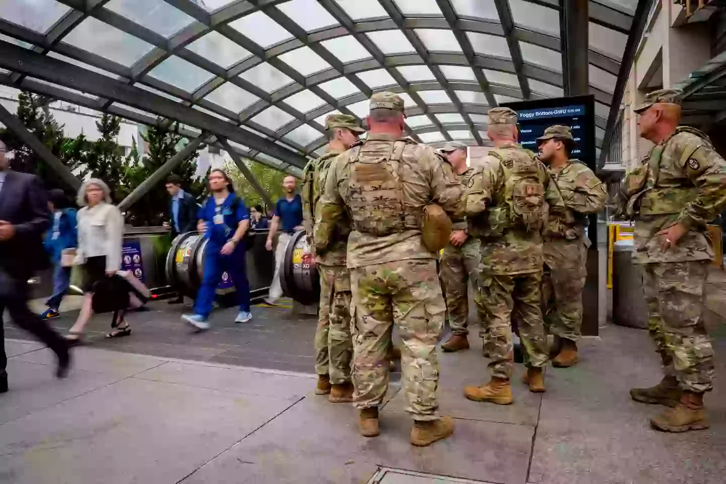 The National Guard will assist ICE in multiple states across the US (Andrew Harnik/Getty Images)