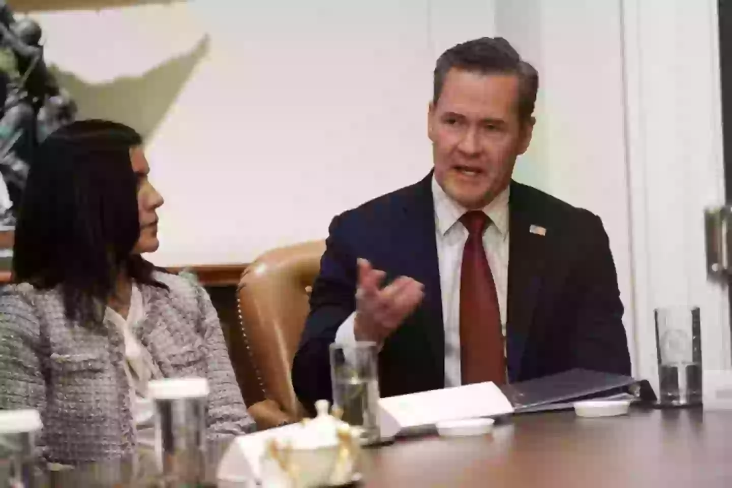 Mike Waltz has taken responsibility for adding Goldberg to the chat (Win McNamee/Getty Images)