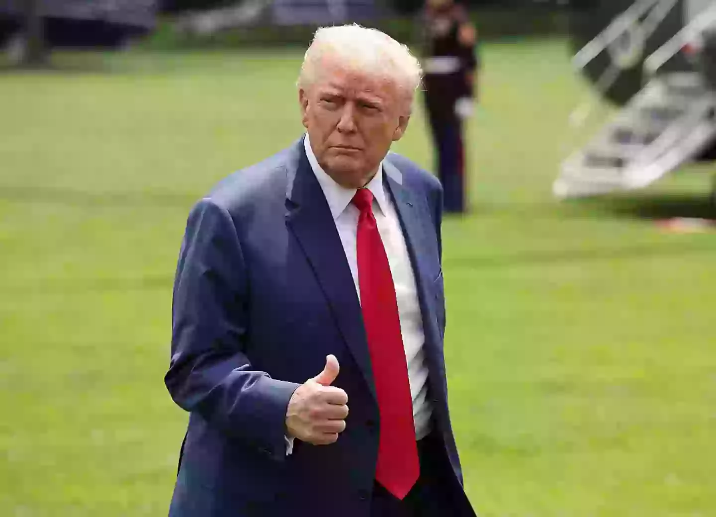Trump announced his plans for the $1,000 account (Win McNamee/Getty Images)