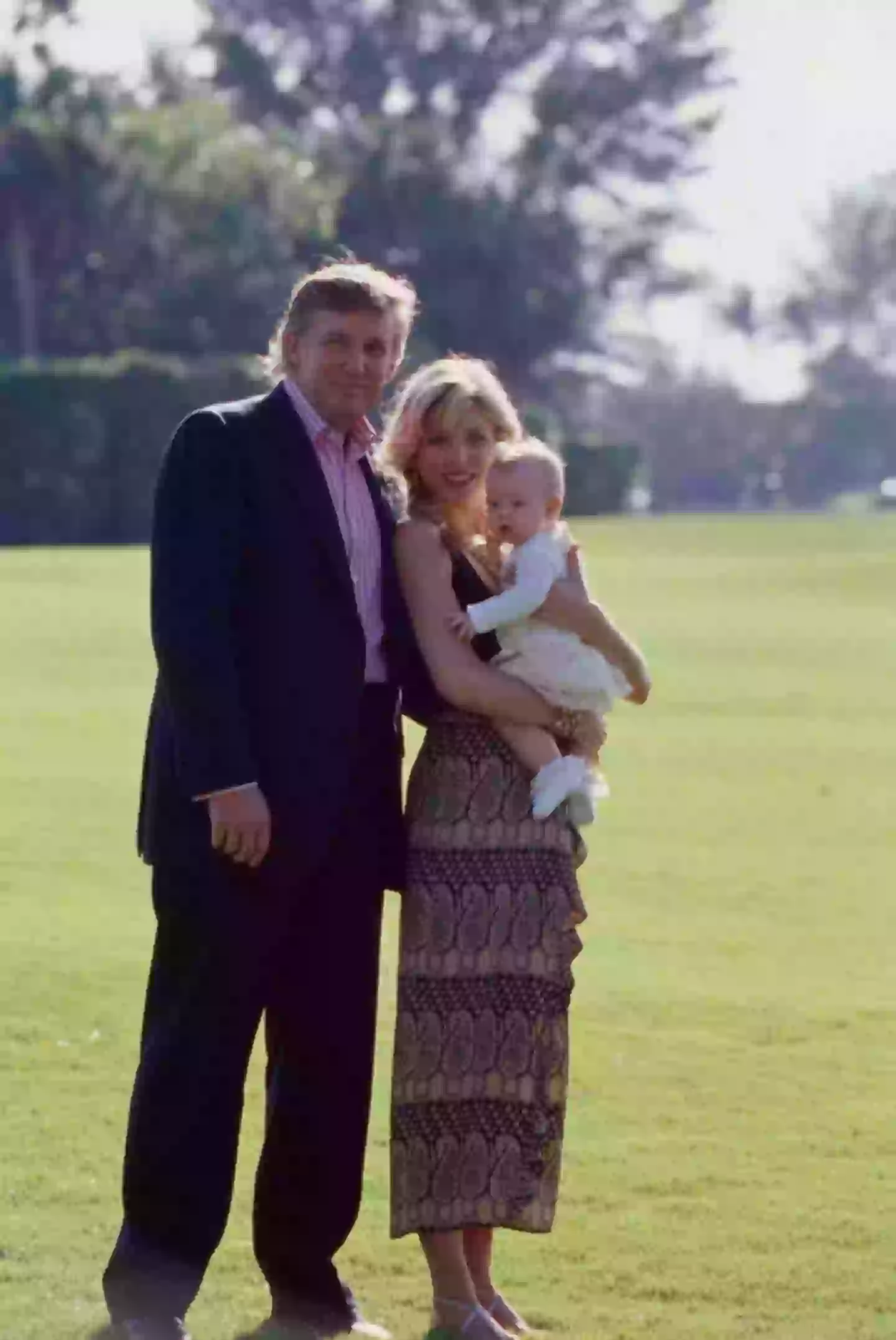 Donald Trump, Marla Maples and Tiffany Trump pictured back in 1994 (Brent Peterson /Disney General Entertainment Content via Getty Images)