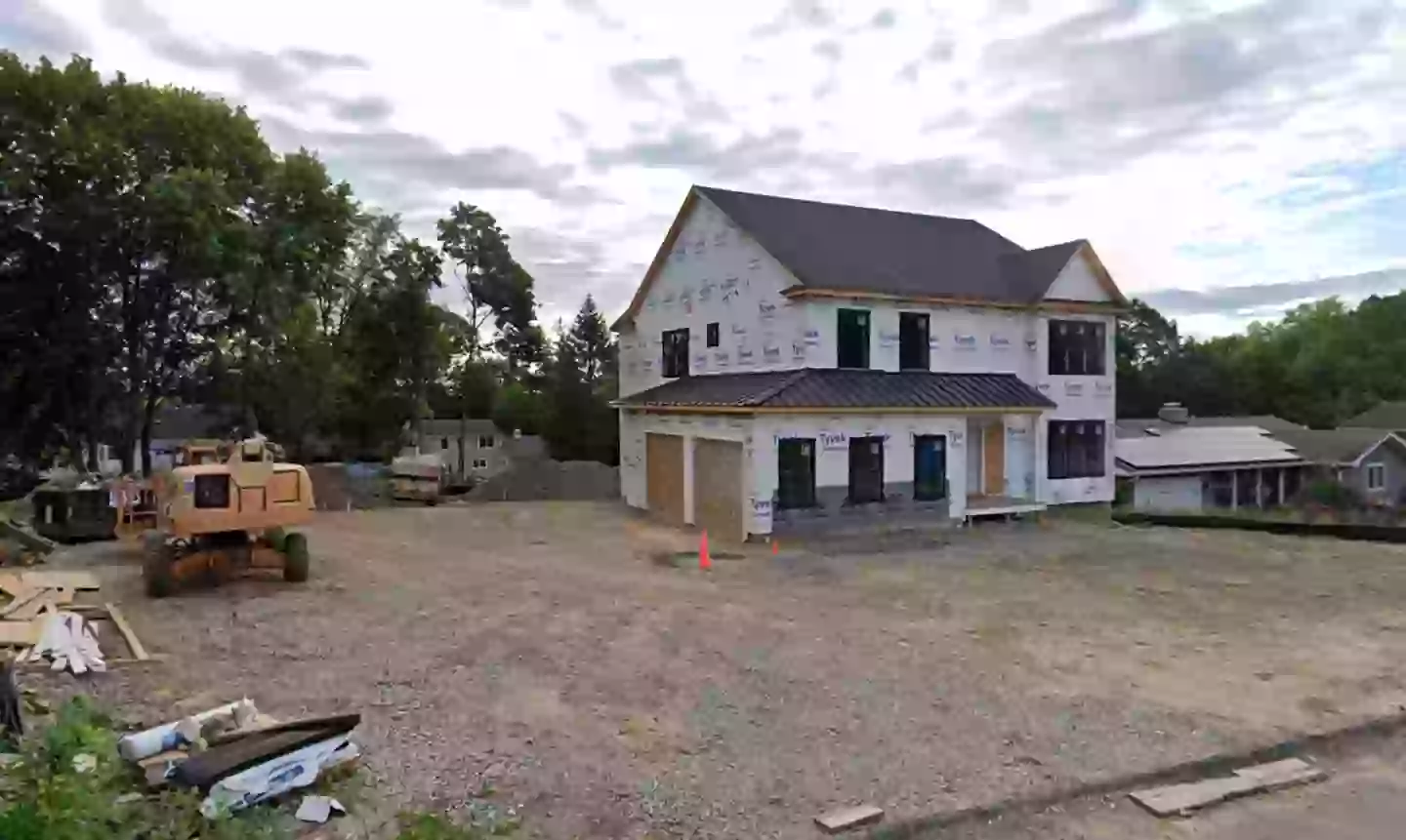 Dr Daniel Kenigsberg was shocked to find the house on his land.