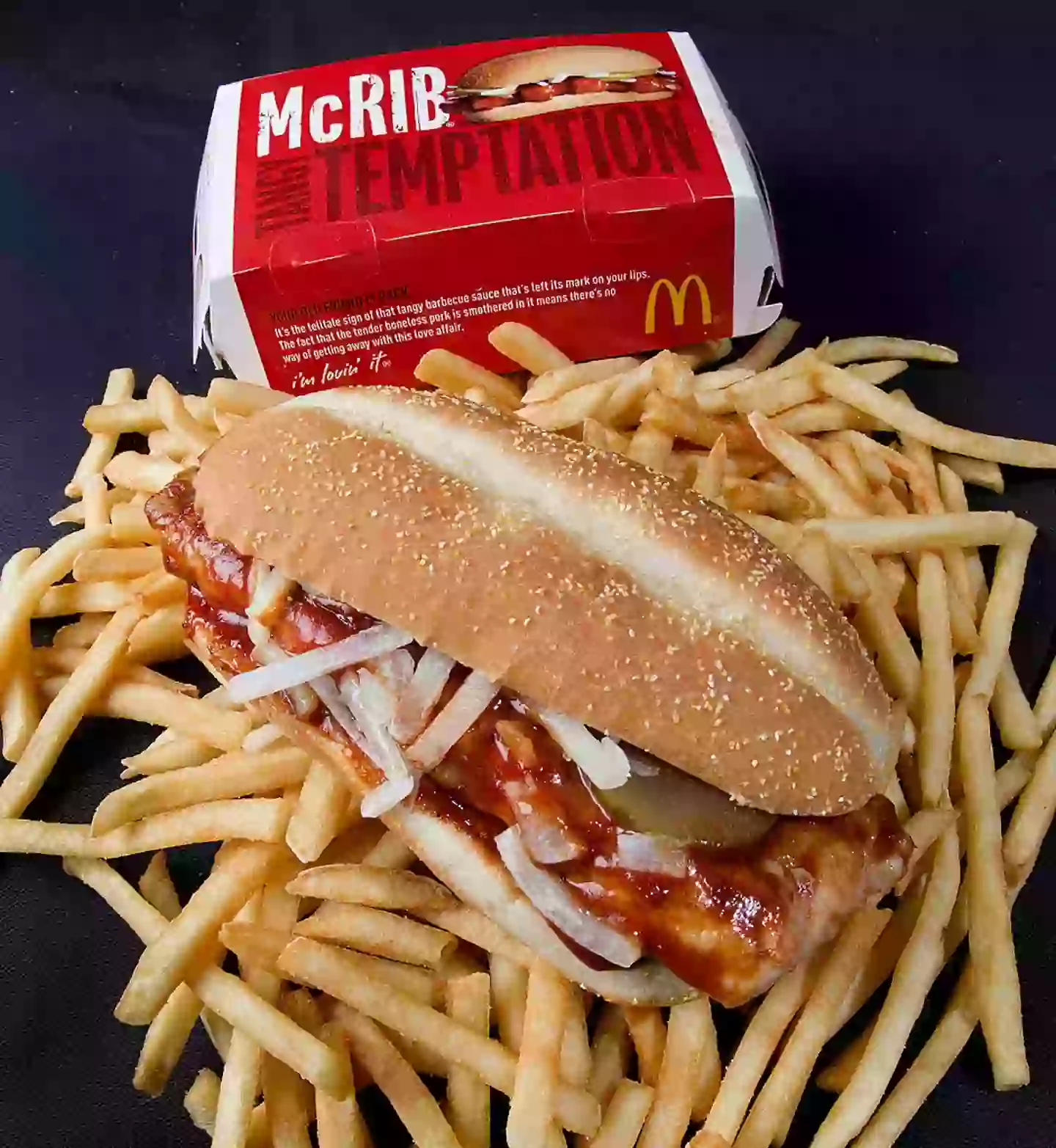 McDonald's McRib is Mike's least favorite item (PAUL J. RICHARDS/AFP via Getty Images)