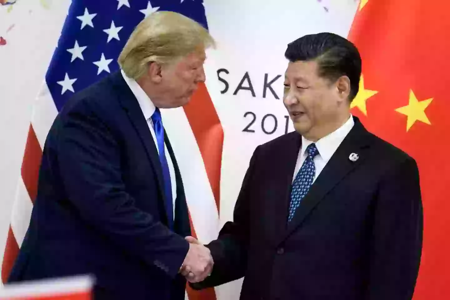 President Donald Trump has reached a trade agreement with President Xi Jinping, with the pair pictured back in 2019 (BRENDAN SMIALOWSKI/AFP via Getty Images)