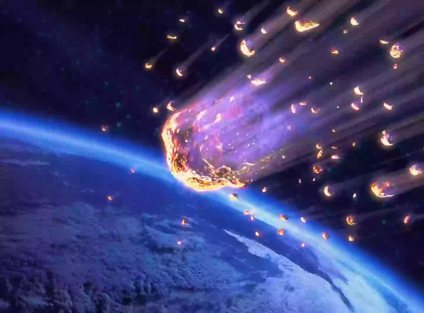 One explanation given is that it is meteor's burning up in our atmosphere(Getty Stock Image)