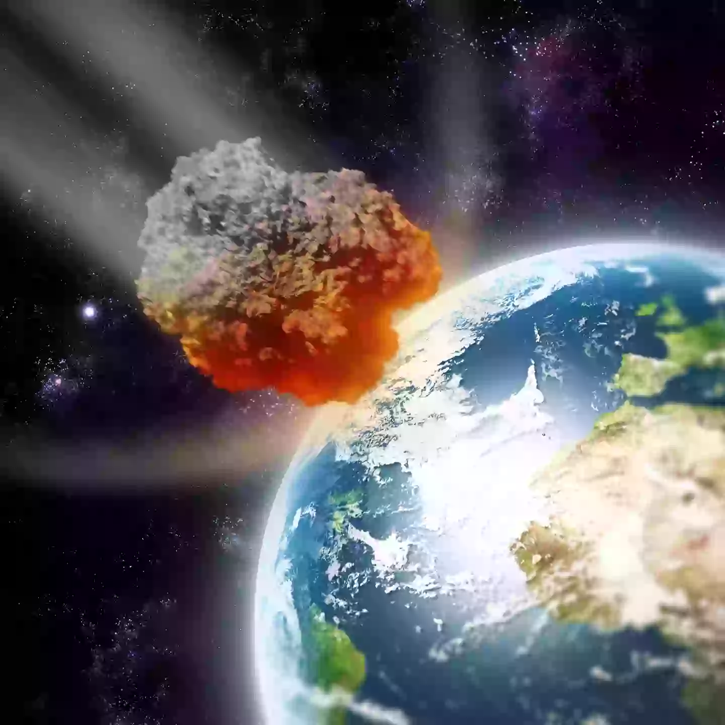 Musk insisted it is ‘only a matter of time’ until an asteroid strikes Earth (SAUL LOEB/AFP via Getty Images)