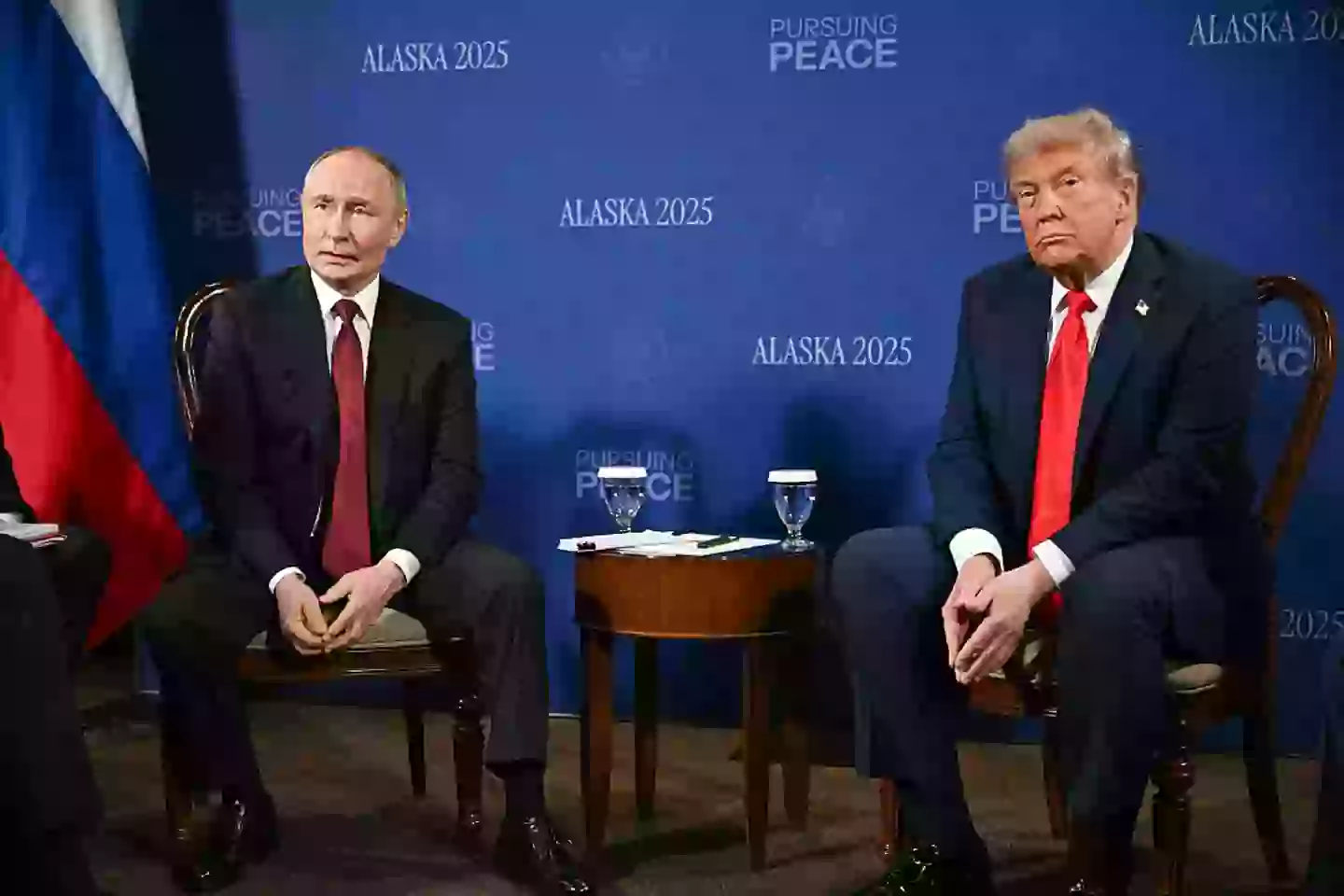 Trump and Putin held a press conference after their meeting (ANDREW CABALLERO-REYNOLDS/AFP via Getty Images)