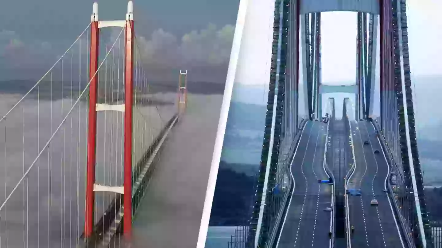 World's longest suspension bridge connects Europe to Asia and cut journey time by 93%