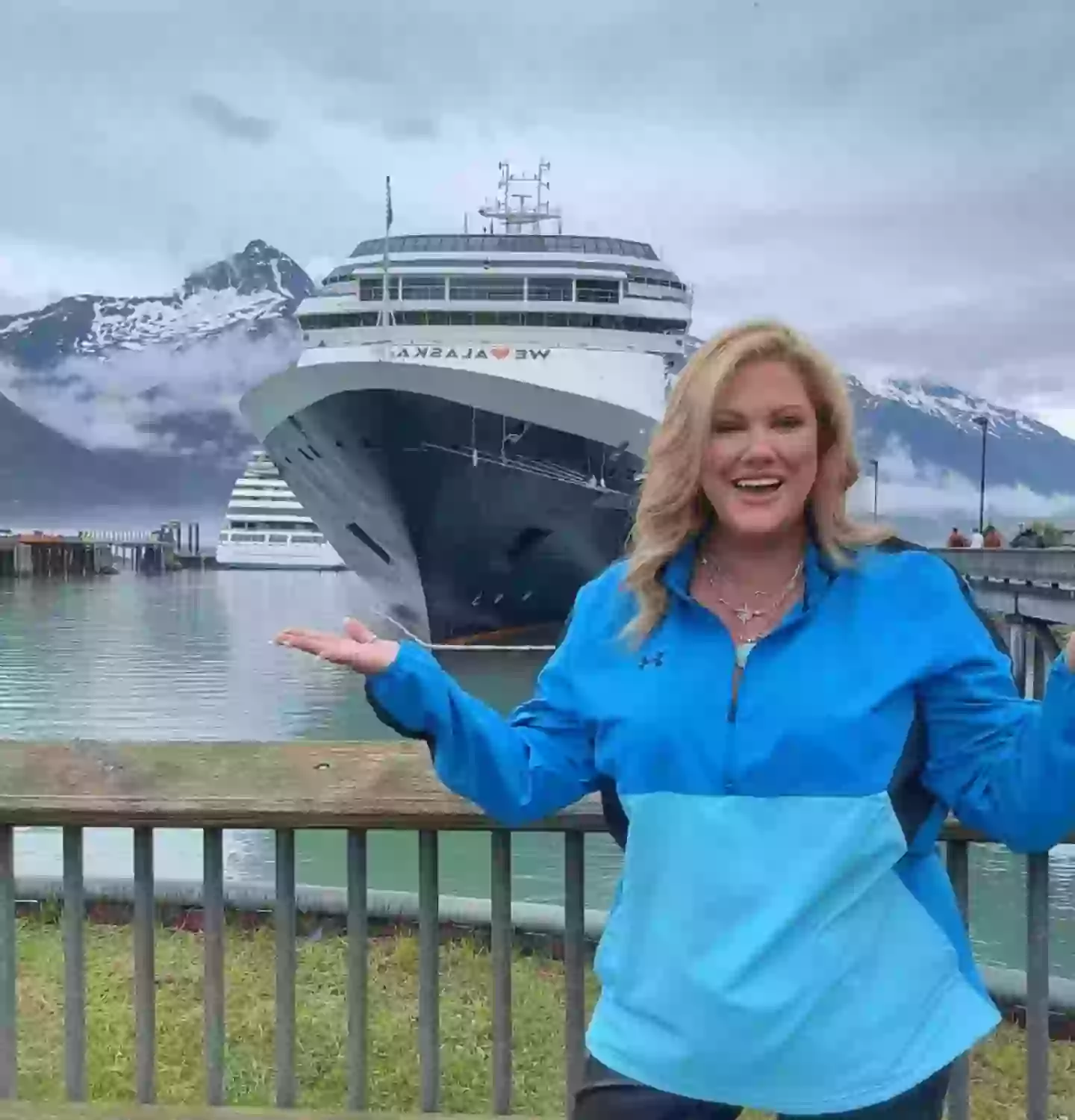 Christine met her husband on a cruise (Christine Kesteloo)