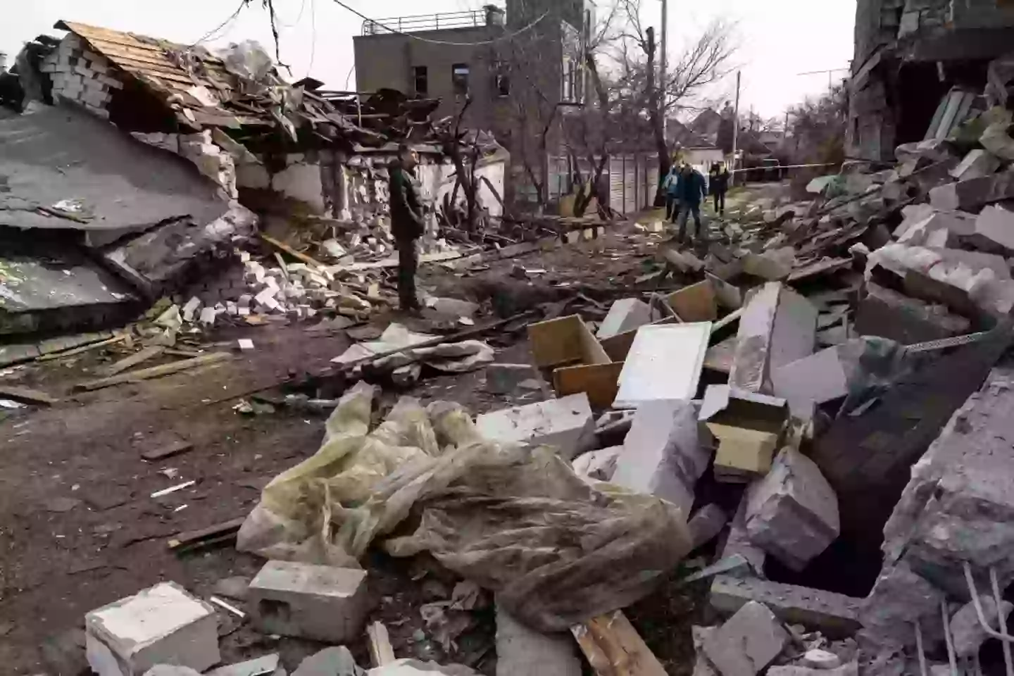 Ukraine was hit by strikes after Vladimir Putin's call with Donald Trump (Paula Bronstein/Getty Images)