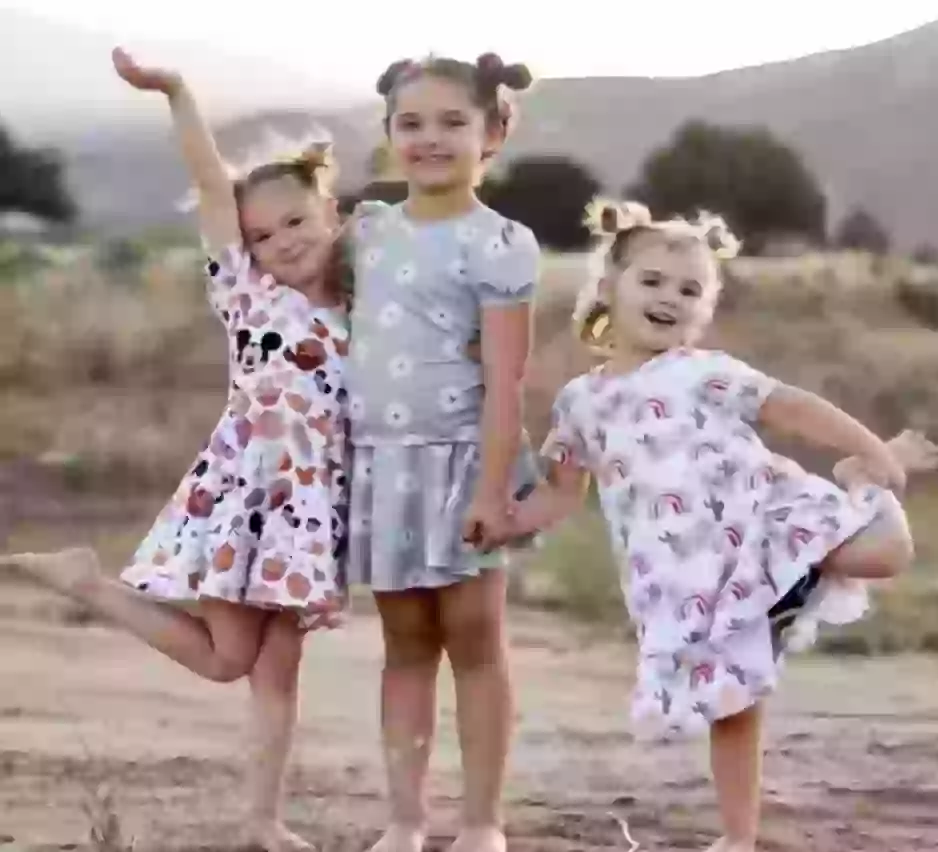 The bodies of sisters Olivia, five, Evelyn, eight, and Paityn, nine, were found earlier this month (GoFundMe)