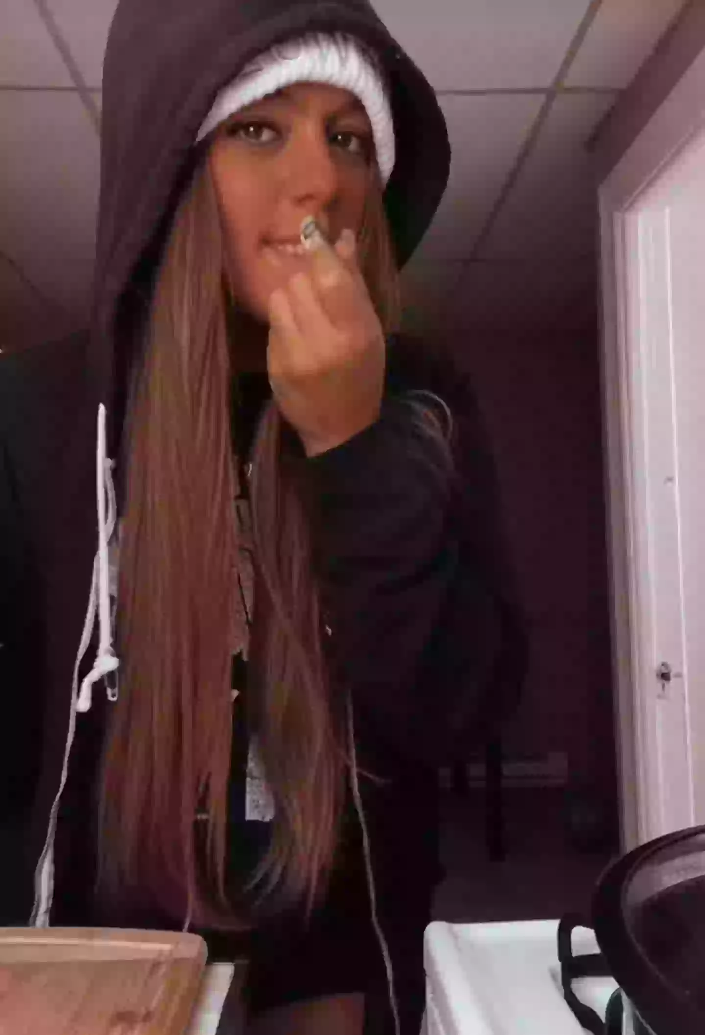 The single mom of three is a full time content creator on TikTok. (TikTok/Adrielle Sigler)