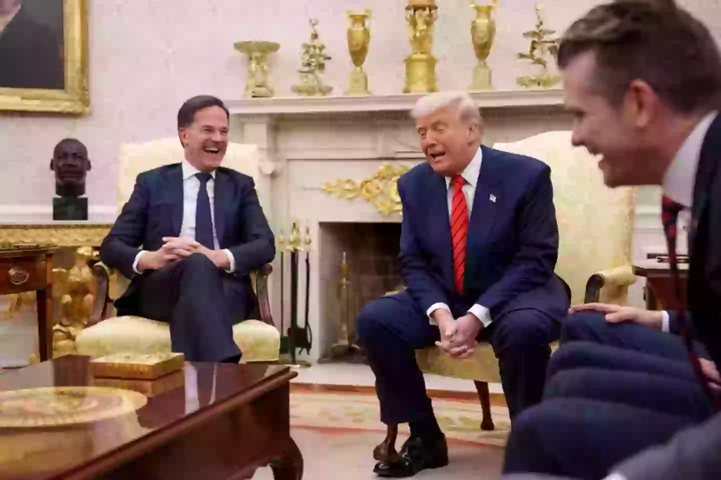 Rutte and Trump have a good working relationship with one another (Andrew Harnik/Getty Images)