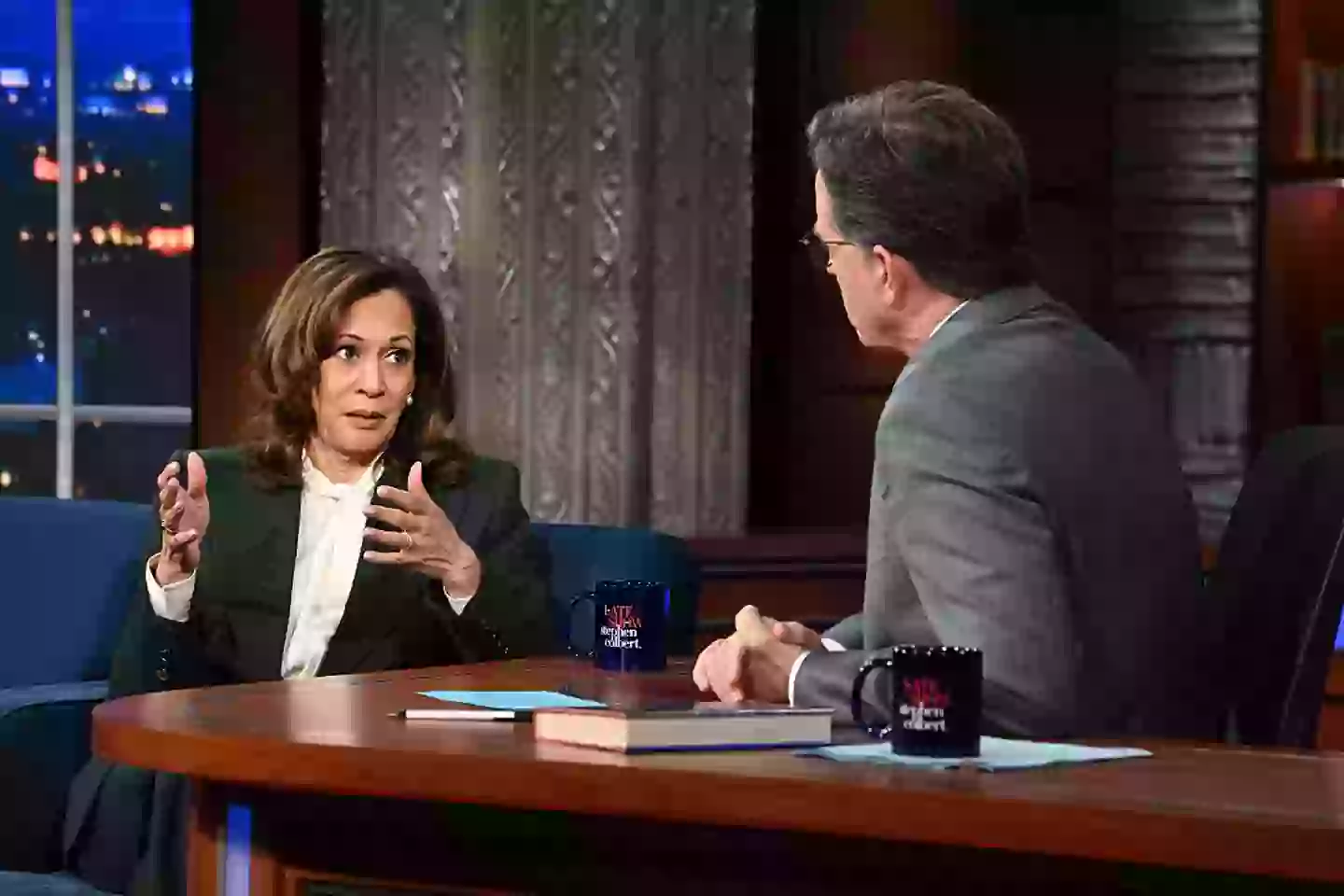 Harris appeared on the show earlier this week (Scott Kowalchyk/CBS via Getty Images)