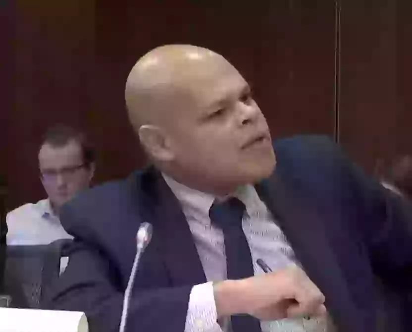 Jamil Jivani has said what American politicians have been saying about Canada has been a problem for him (Jamil Jivani/Twitter)