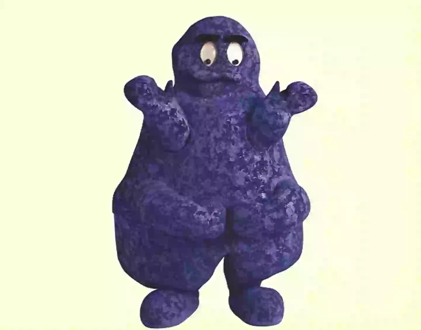 McDonald's admitted the OG Grimace was a bit terrifying for kids (Twitter/McDonalds)