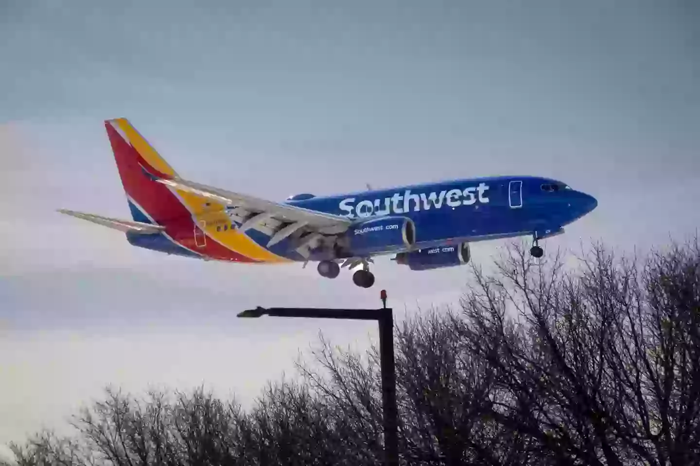 Southwest said the plane landed 'safely' (Scott Olson/Getty Images)