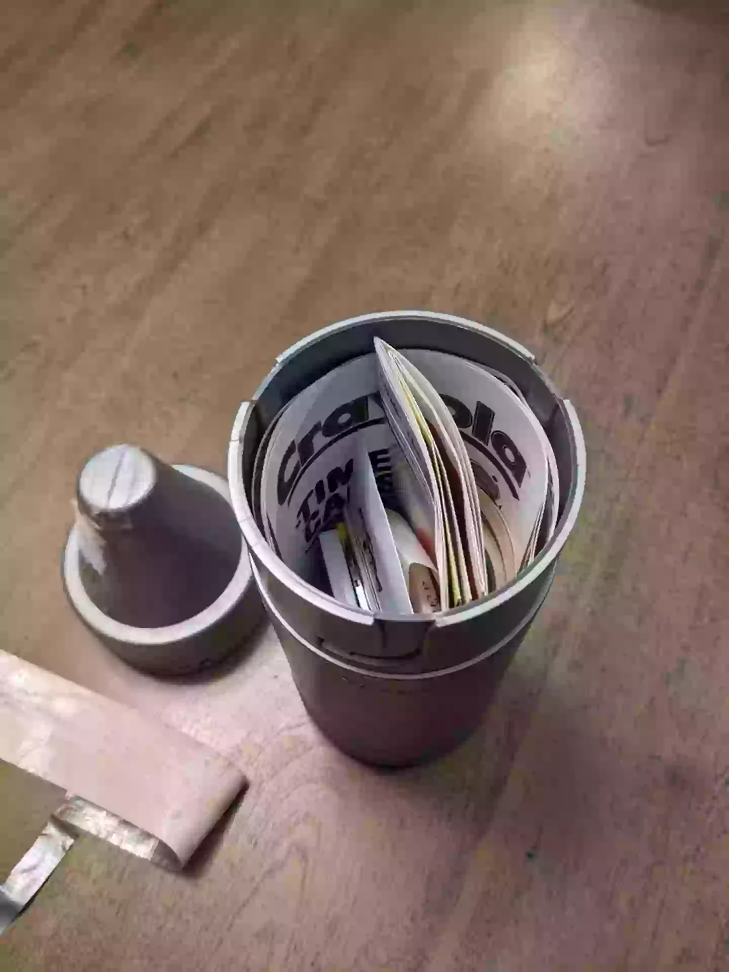 Dylan Schrader opened his 2000 time capsule (Twitter/@FrDylanSchrader)