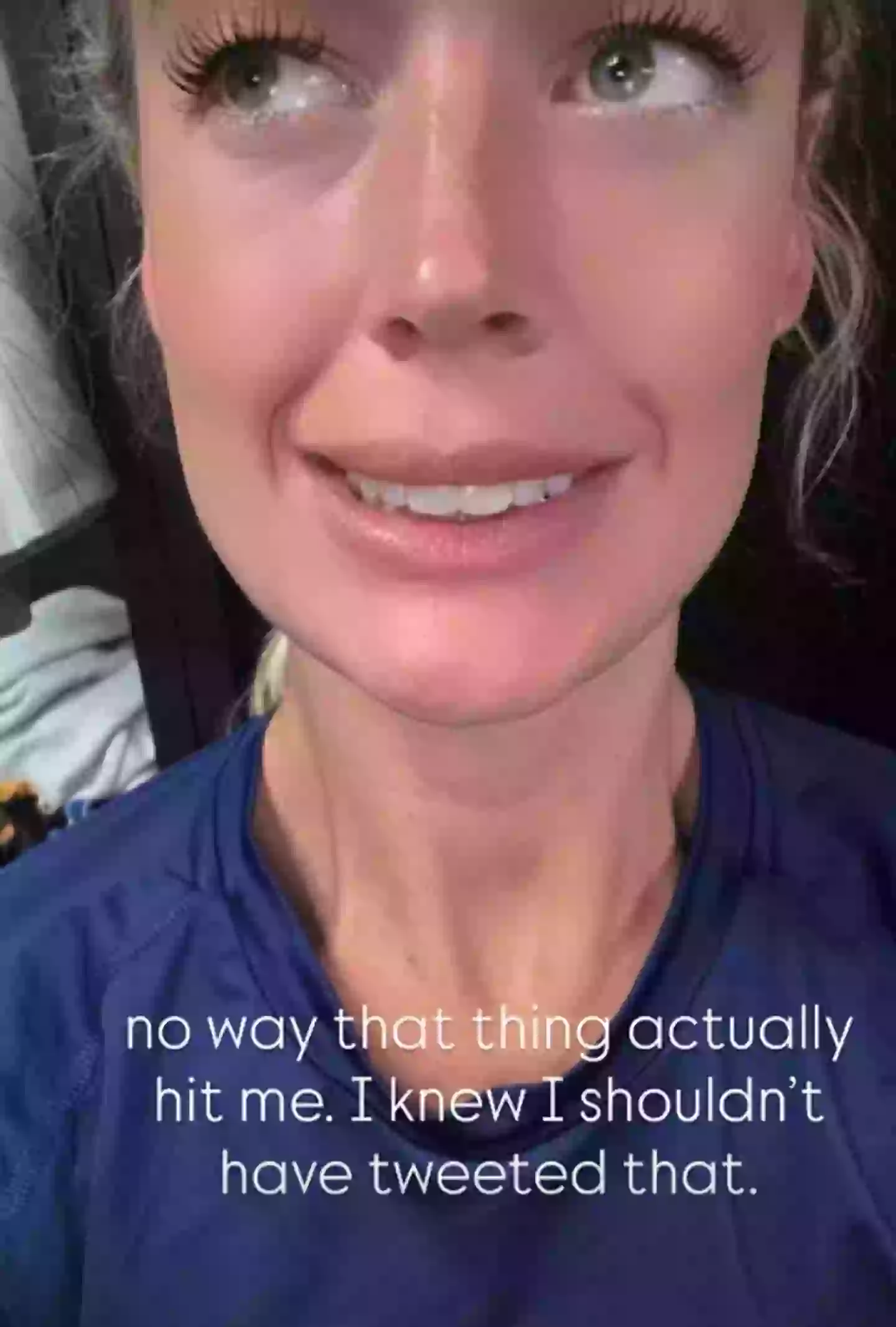 Sophie Cunningham was nearly hit by the sex toy (Instagram/@sophie_cham)