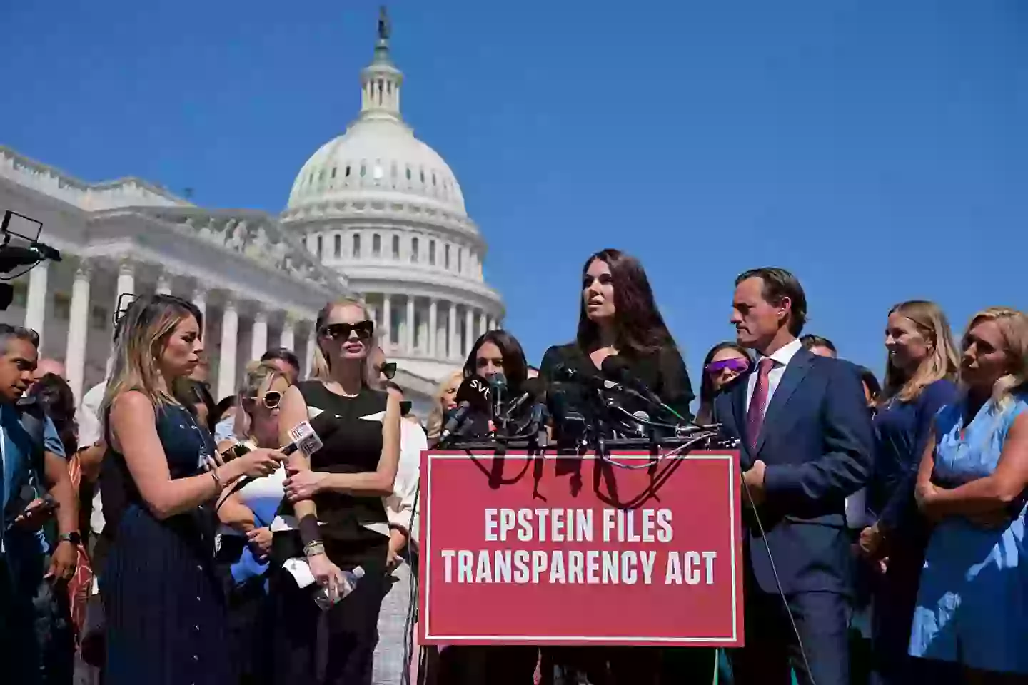 Many of the survivors had not previously spoken out (Chip Somodevilla/Getty Images)