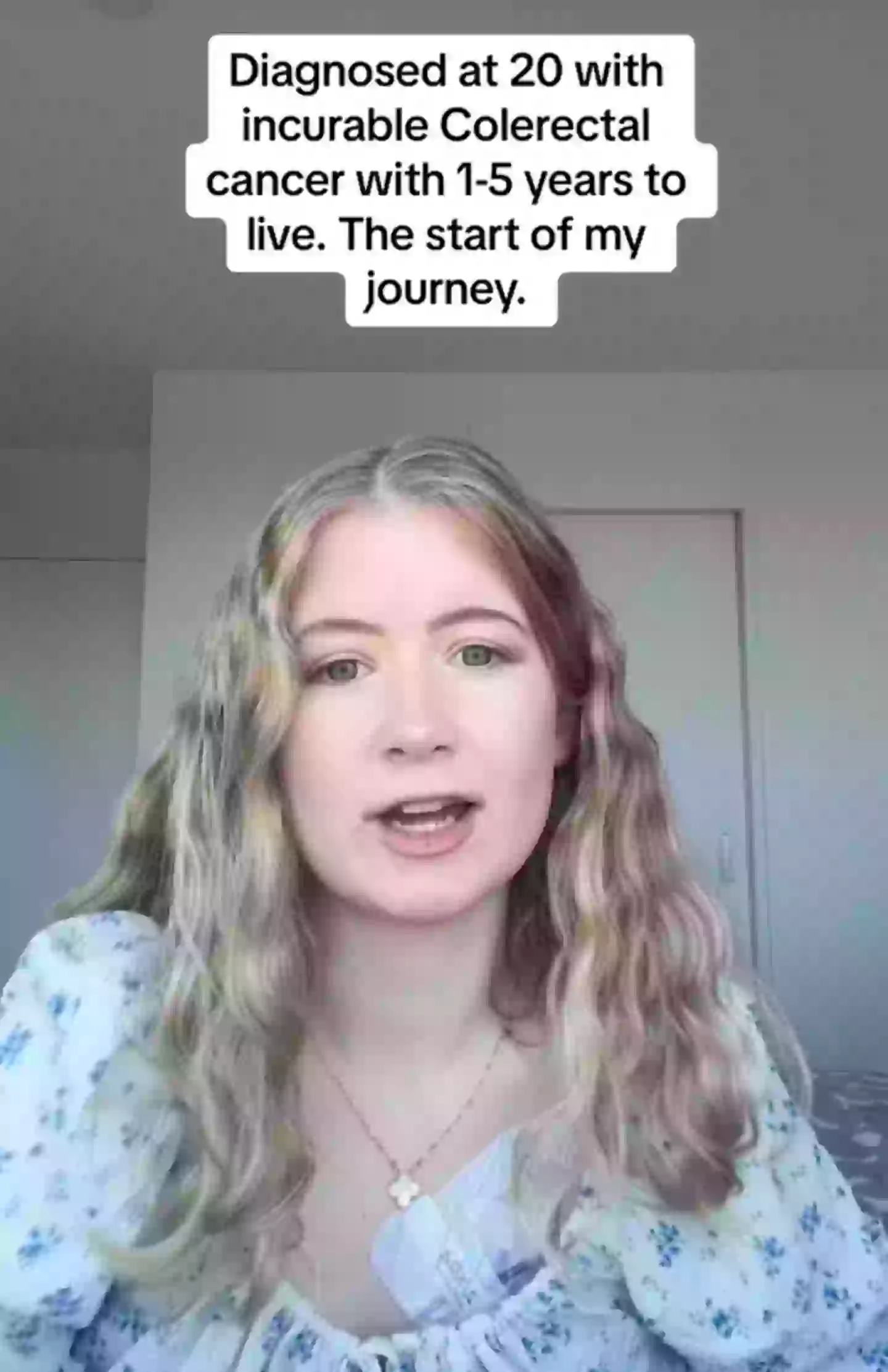 Dominique's first TikTok about her cancer journey has been viewed over 5 million times (dominiquemcshain/TikTok)