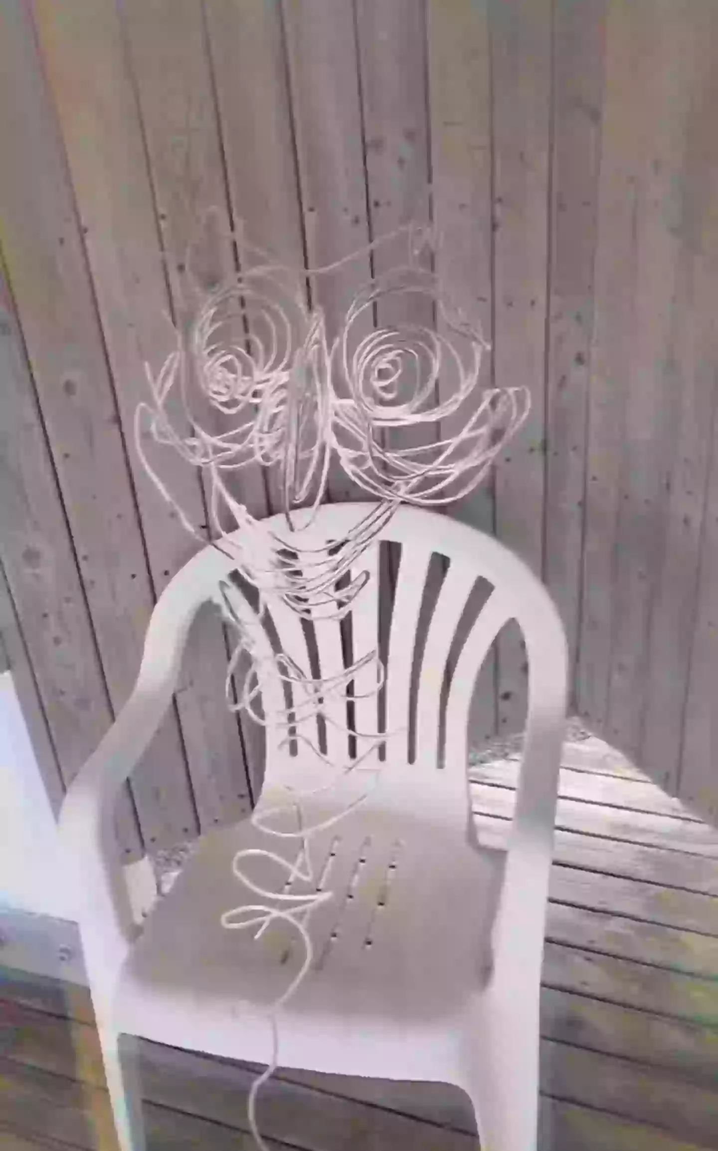 Squiggly clusters can be a part of the visual hallucination experience for some schizophrenics (TikTok/@xoradmagical)