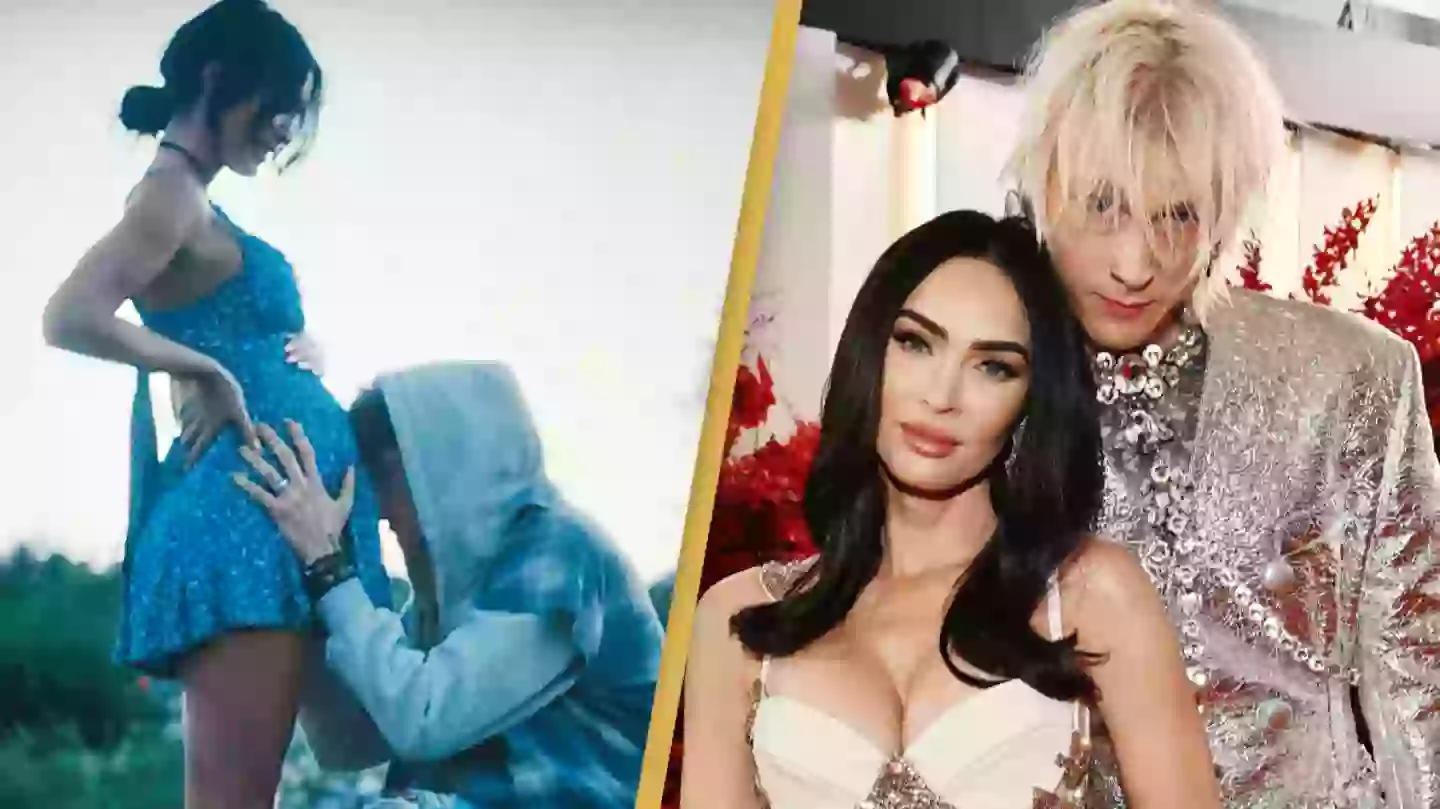Megan Fox appears in new Machine Gun Kelly video with huge baby bump