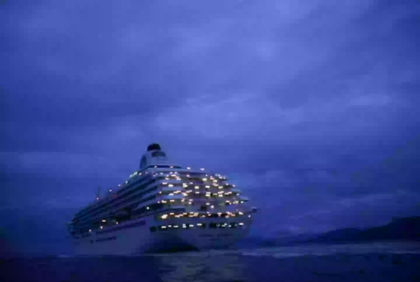 The vessel had to turn its lights off and close the blinds (Getty Images)