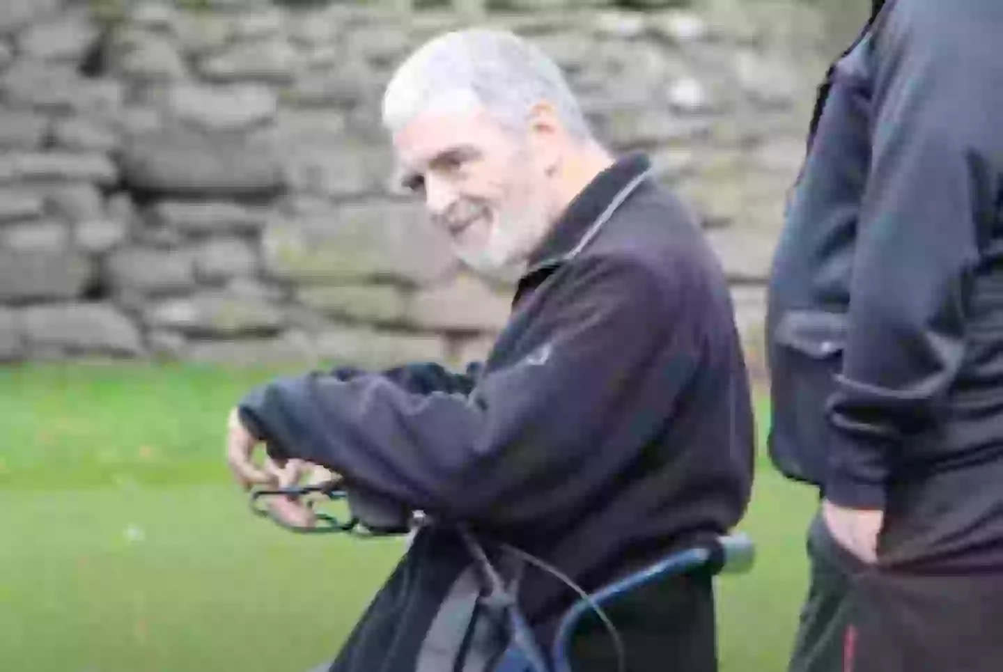 Joy's husband Les died in 2015 at the age of 65 (BBC)