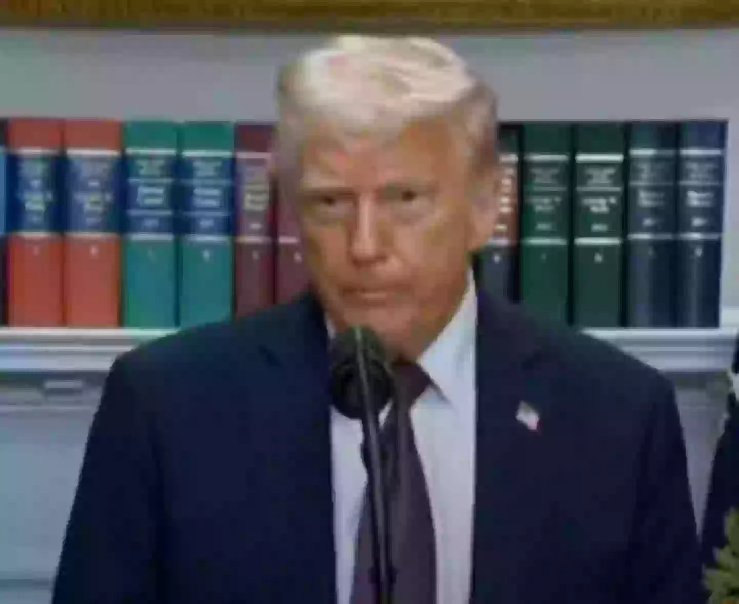 Trump insisted he knew nothing about the security blunder (C-Span)