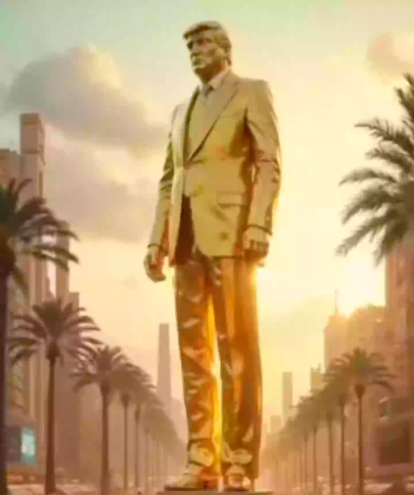 Donald Trump's Ai video of 'Trump Gaza' includes.... a golden statue of... Donald Trump (Donald Trump)