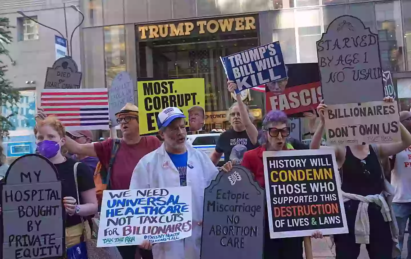 The professor estimates a civil war could spark in the next 10 years as states might seek independence from federal government and laws (Selcuk Acar/Anadolu via Getty Images)