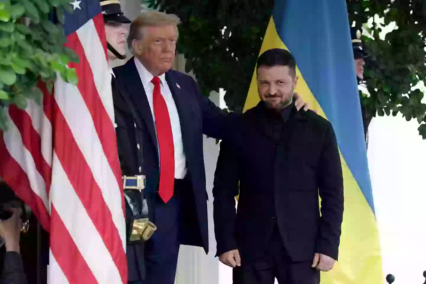 President Volodymyr Zelenskyy's second trip to the White House went much more smoothly (Alex Wong/Getty Images)