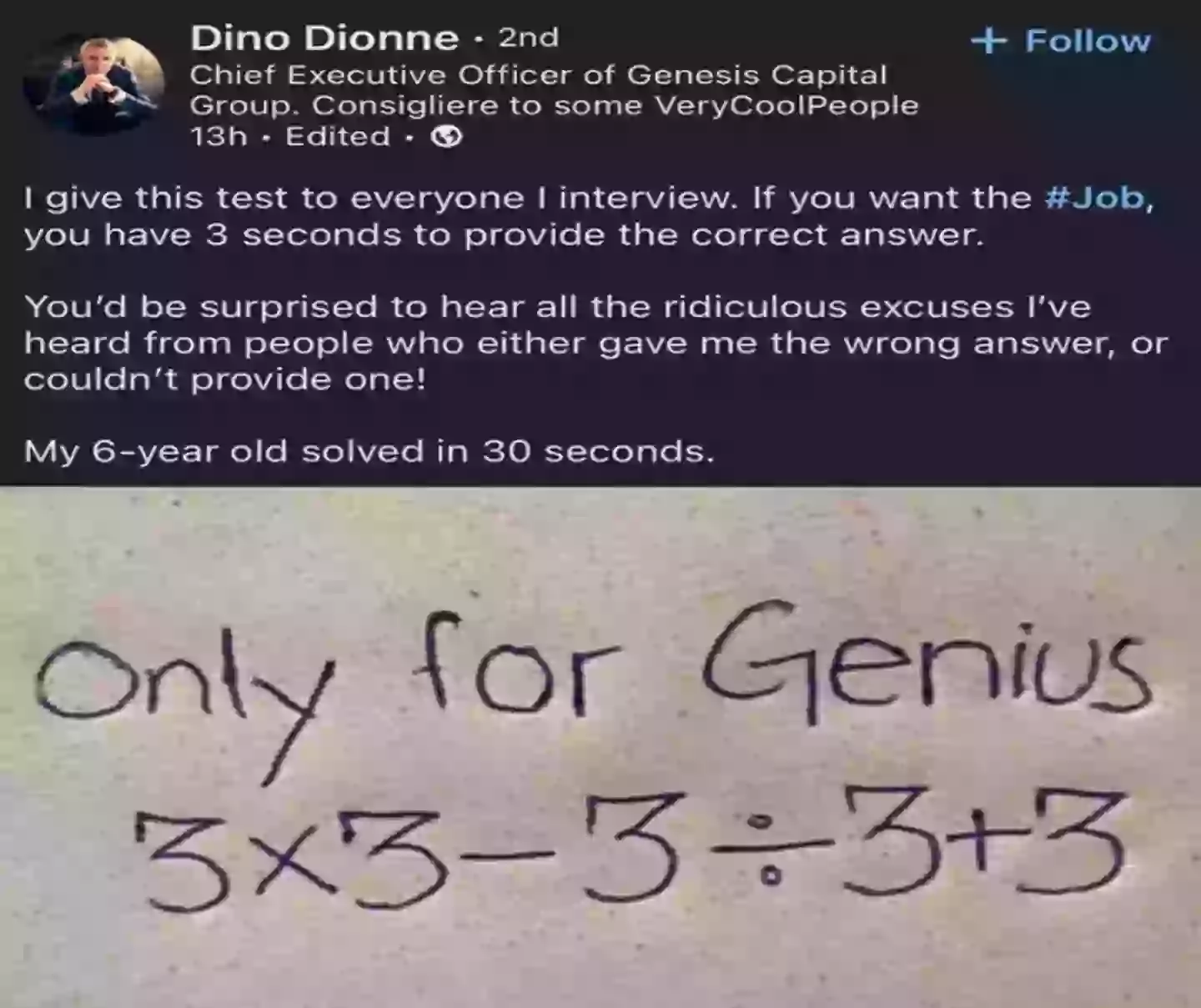 (LinkedIn/Dino Dionne)