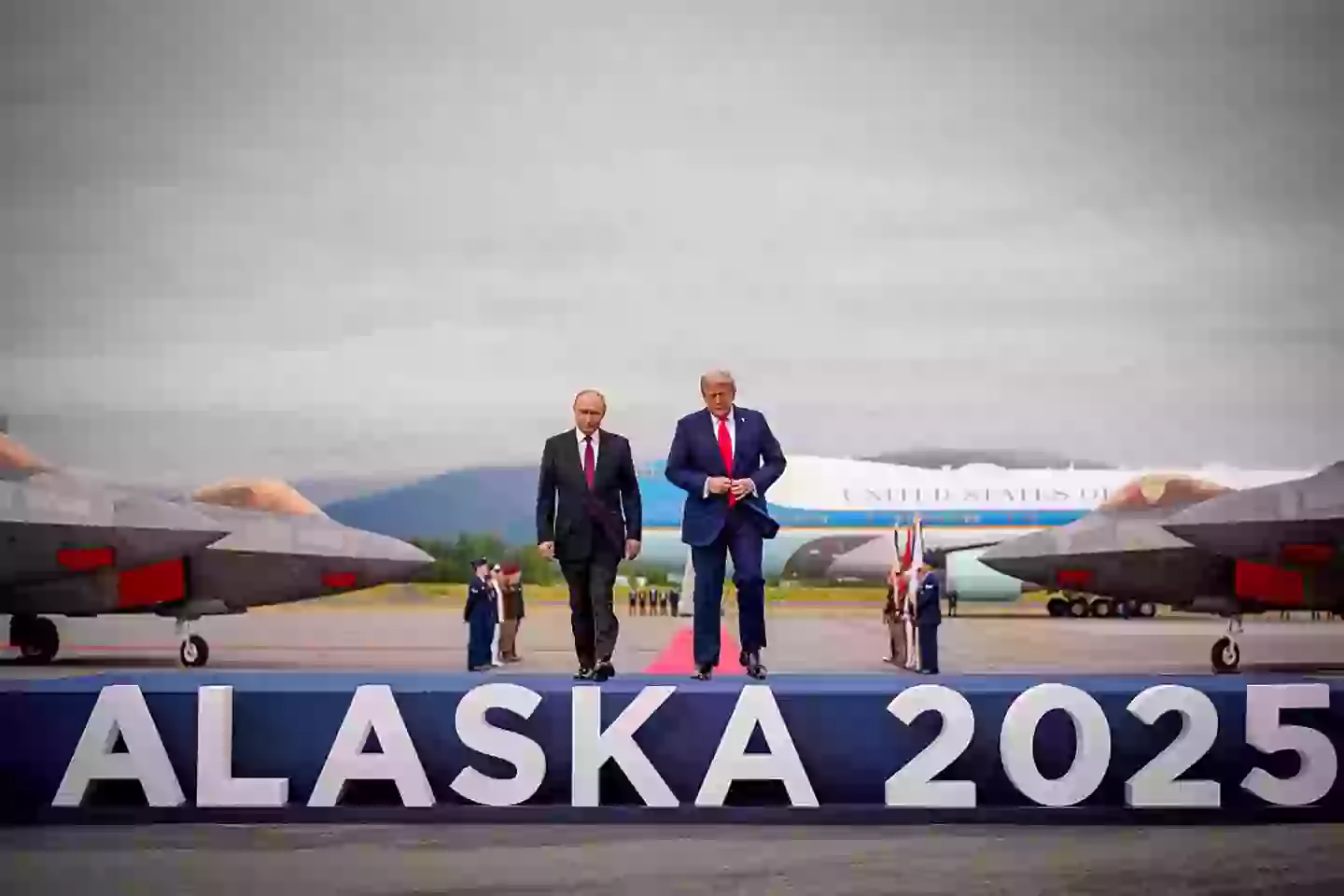 US President Donald Trump and Russian President Vladimir Putin met at Joint Base Elmendorf-Richards (Andrew Harnik/Getty Images)on