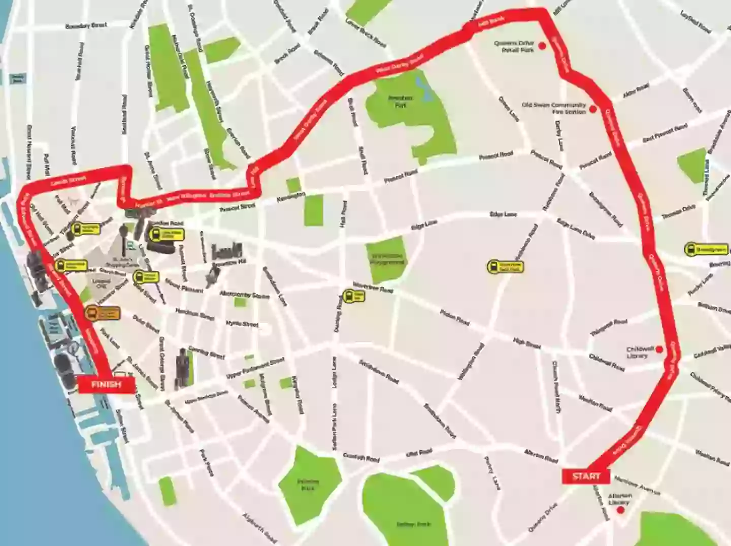 The parade began at Allerton Maze in the south of the city (Liverpool City Council)