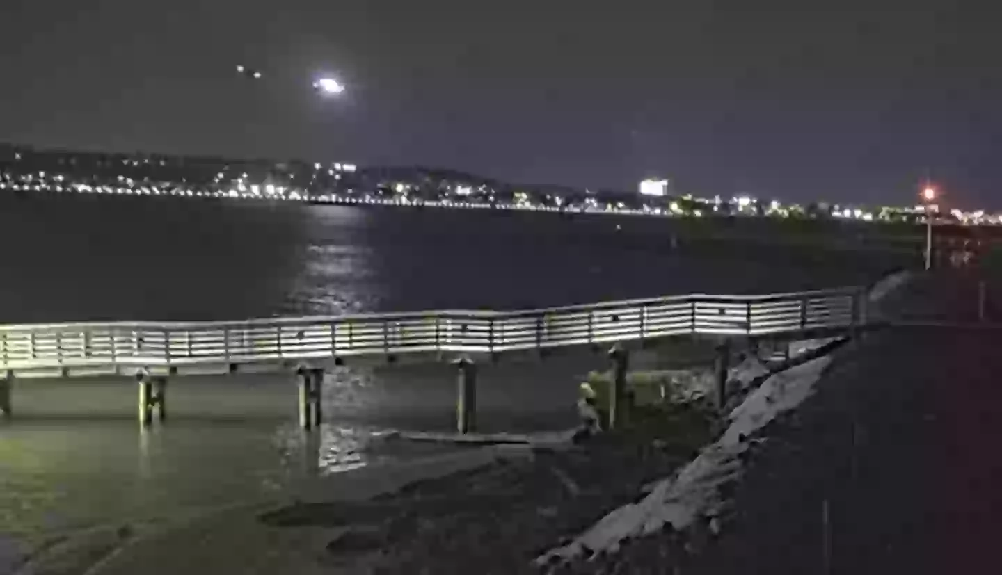 The presentation shows the moments leading up to the crash (NTSBgov)