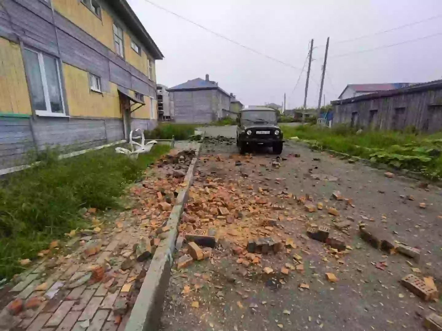 The 8.8 magnitude earthquake has caused damage in Russia (KBGSRAS / S. Lakamov/Anadolu via Getty Images)