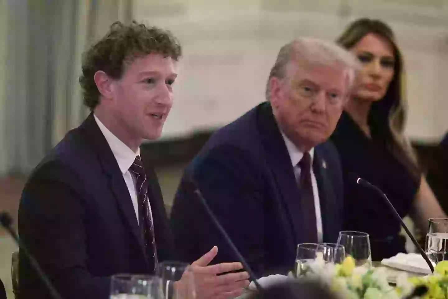 Zuckerberg confessed he wasn't listening to a question (Alex Wong/Getty Images)