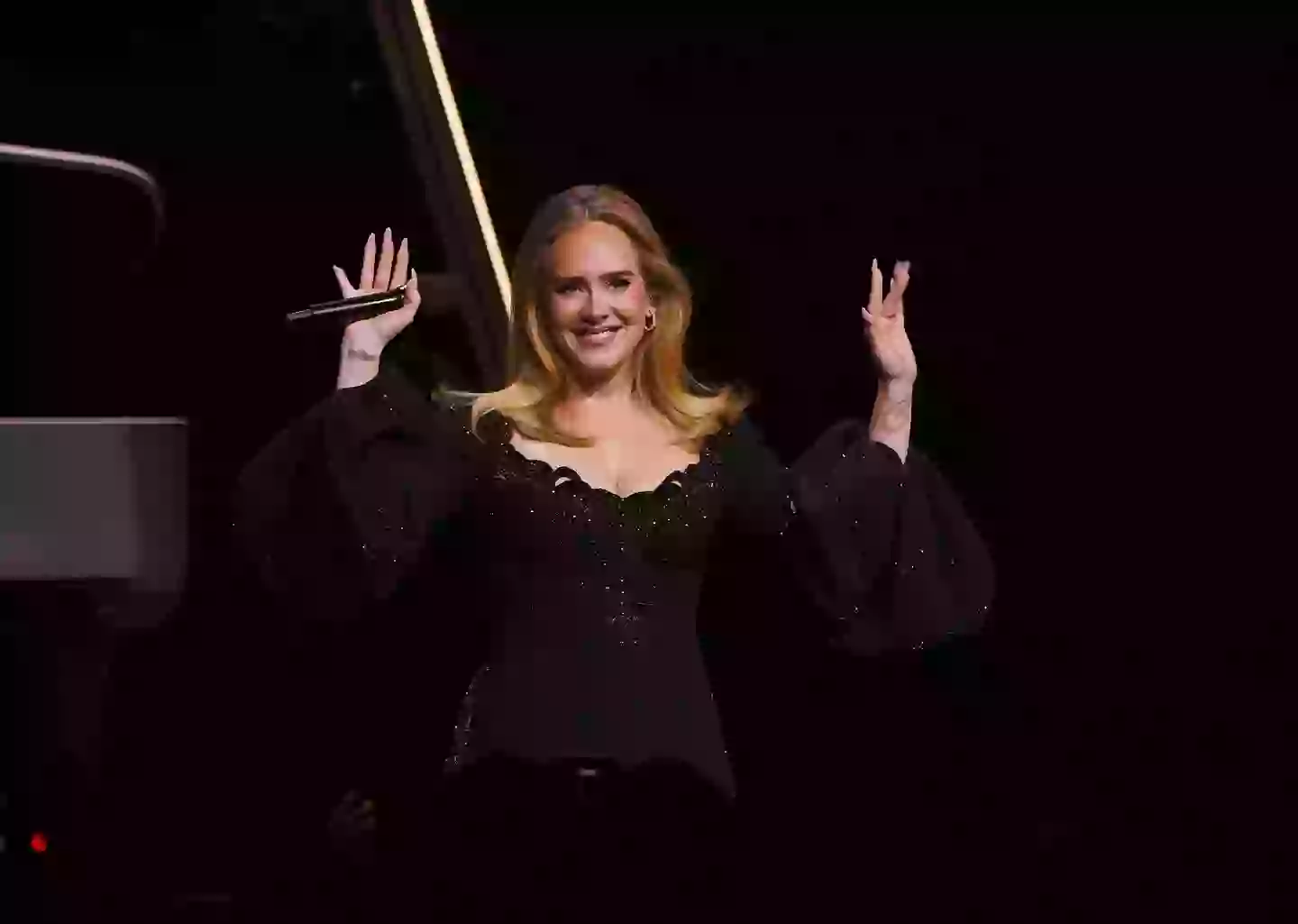 Emotional moment Adele nearly breaks down in tears to pause concert after seeing familiar face in the crowd