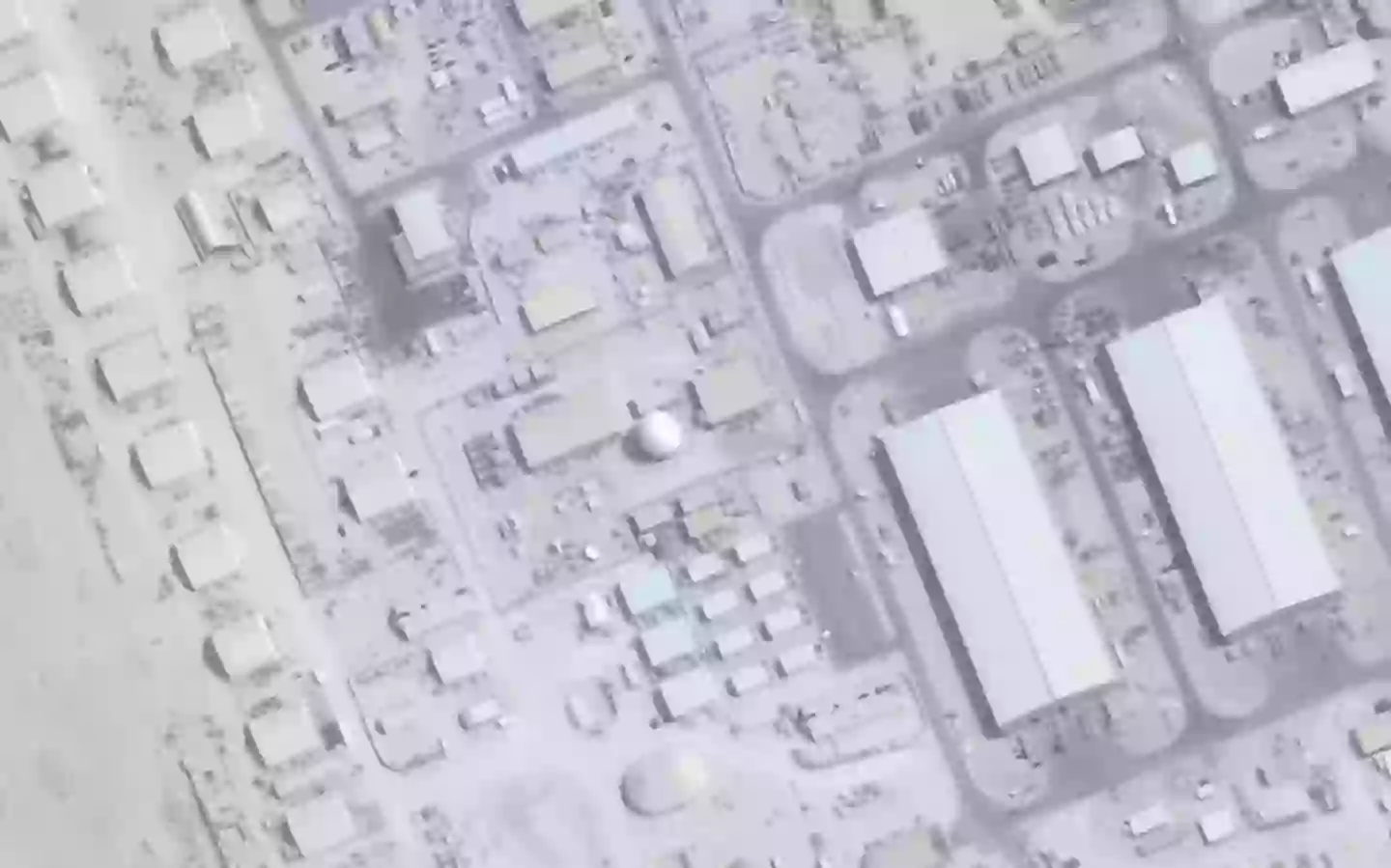 Iran bombed a US air base in Qatar in retaliation to US strikes (Planet Labs PBC)