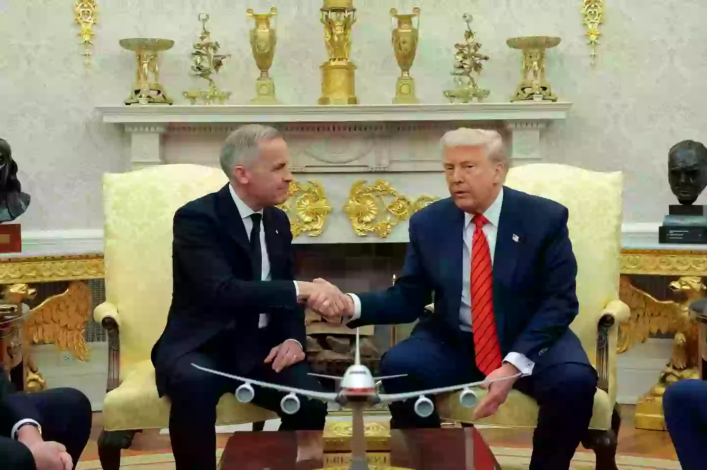 Carney was quick to dismiss Canada becoming the 51st US state (Anna Moneymaker/Getty Images)