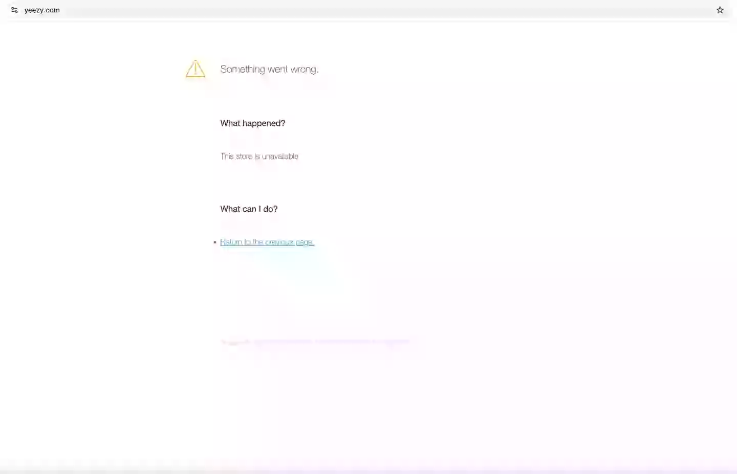 Kanye West's fashion label Yeezy has seen its website taken down (yeezy.com)