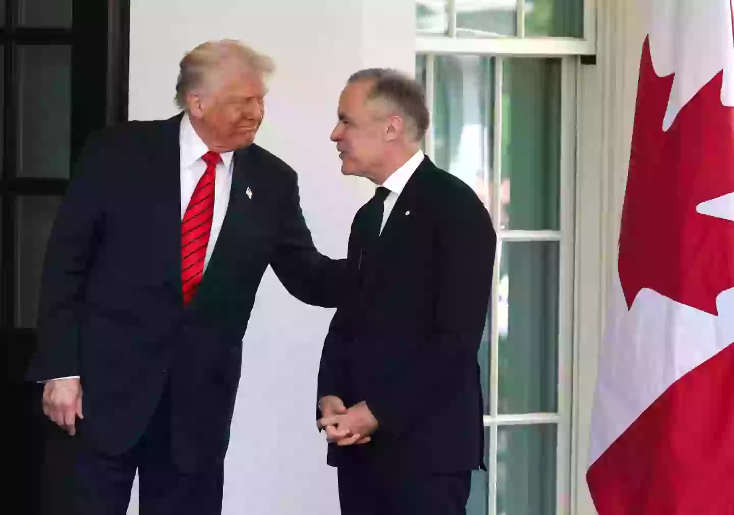 Donald Trump and Mark Carney met on May 6 (Alex Wong/Getty Images)