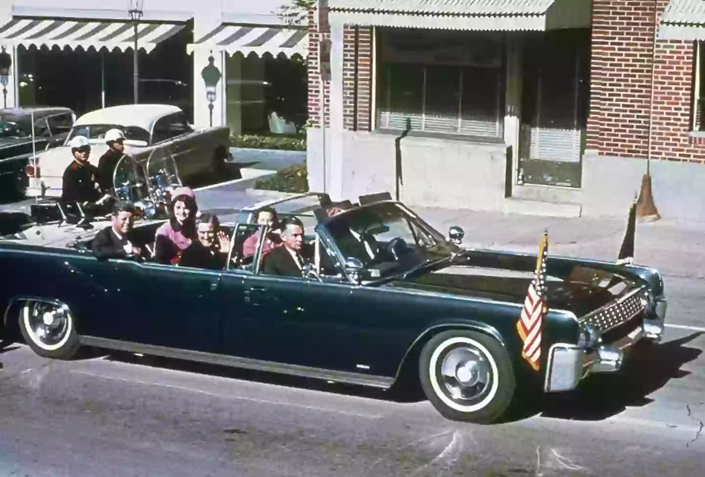 JFK when he was assassinated in Dallas, Texas (Bettmann/Getty)
