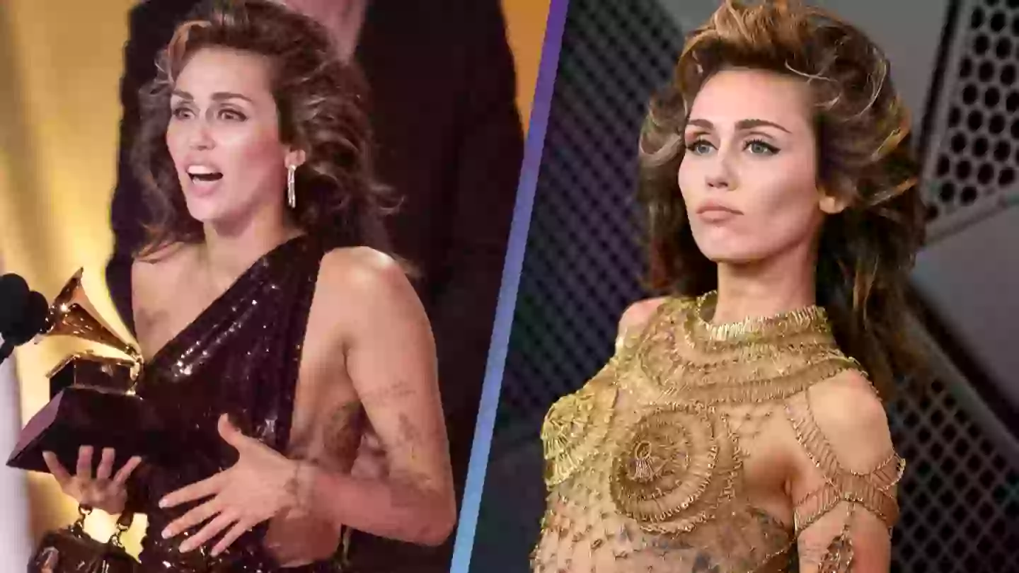 People spot key detail in Miley Cyrus' speech as she accepts her first-ever Grammys - News - UNILAD