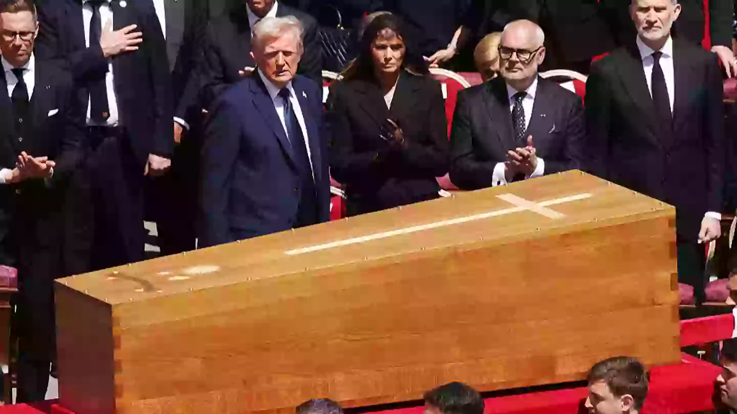 All the moments Trump 'disrespected' protocol at Pope Francis' funeral as president is branded a 'disgrace'