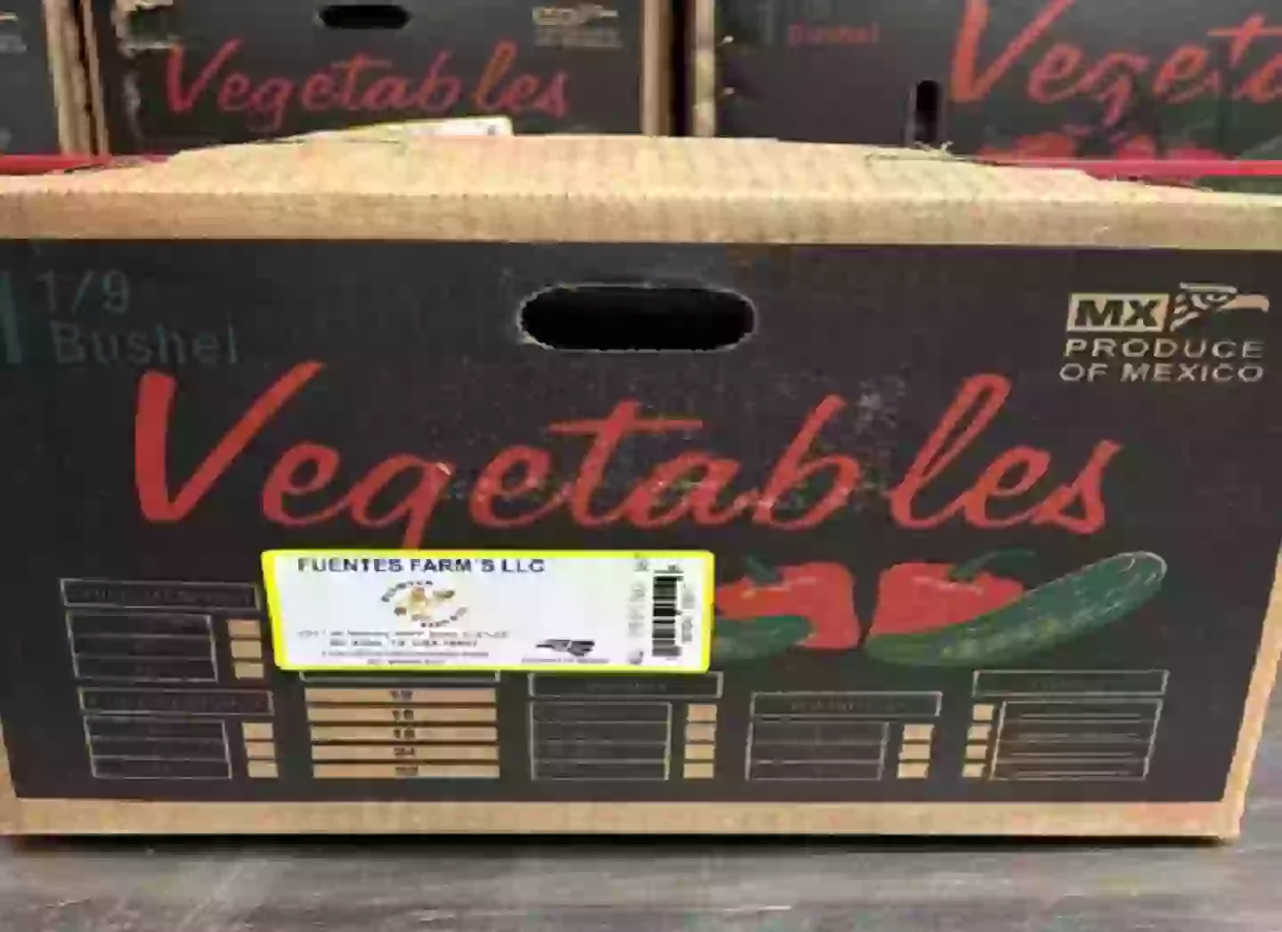 The cucumbers in question (FDA)